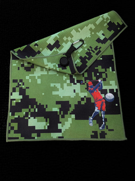 Green Golf Towel