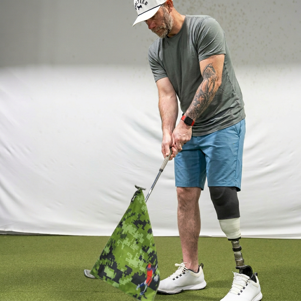 Green Golf Towel